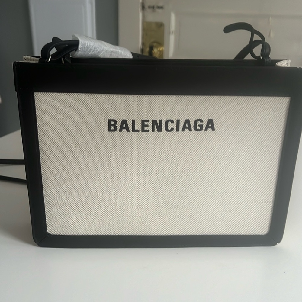 Balenciaga canvas crossbody bag